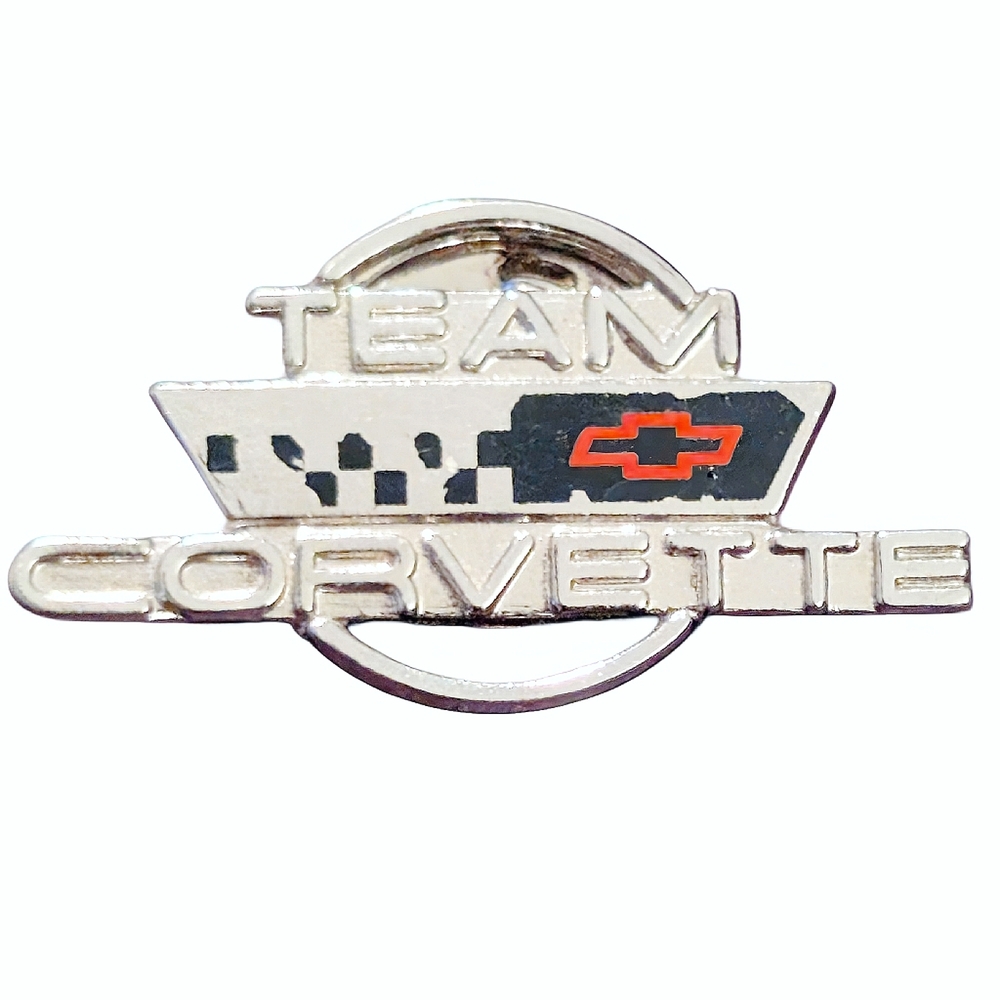 Vintage Chevrolet Team Corvette Pin